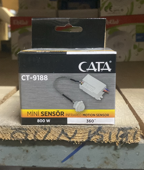 CATA CT-9188 Mini Infrared Hareket Sensörü 800W