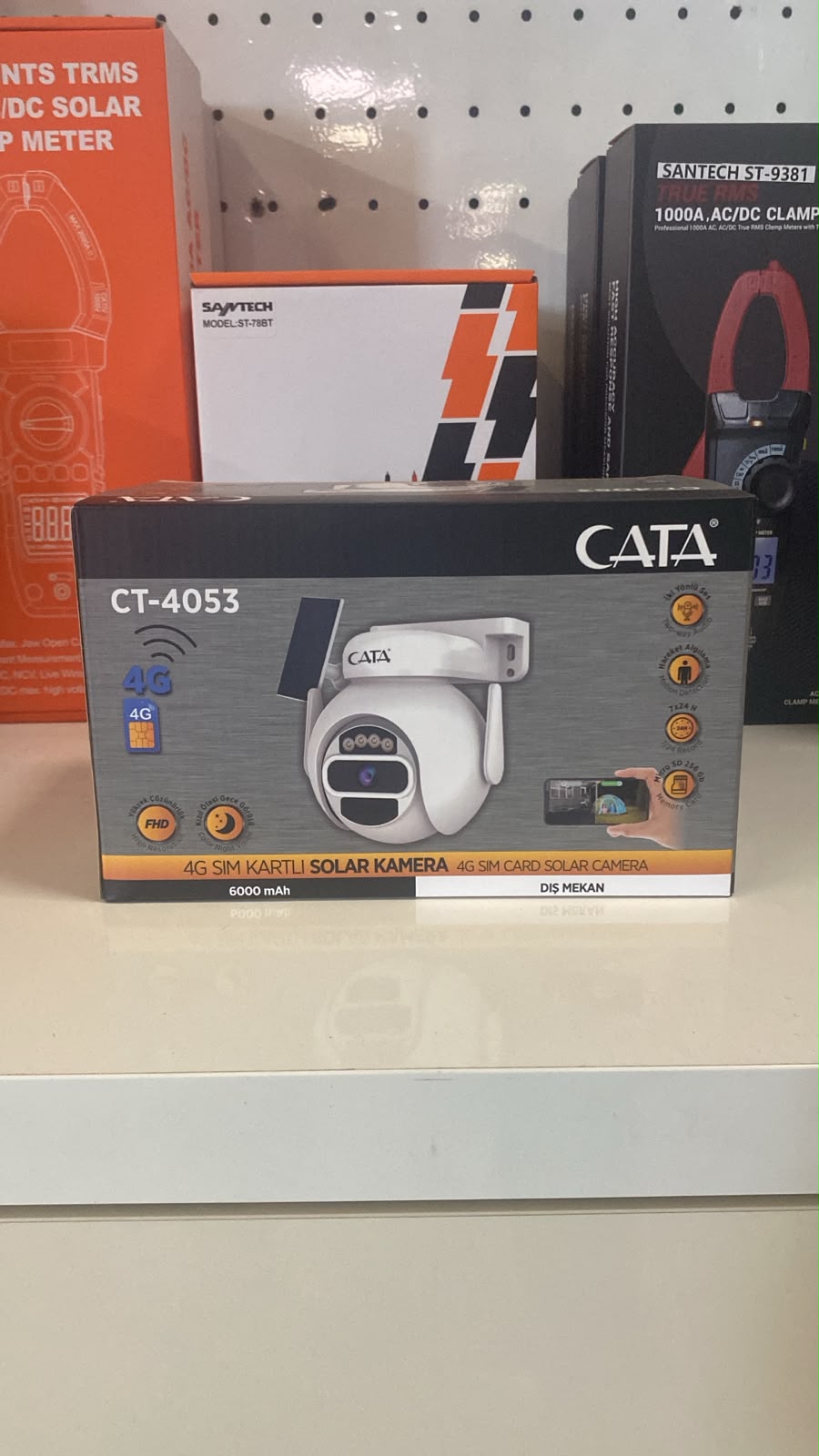 CATA CT-4053 4G SIM Kartlı Solar Güvenlik Kamerası 6000mAh