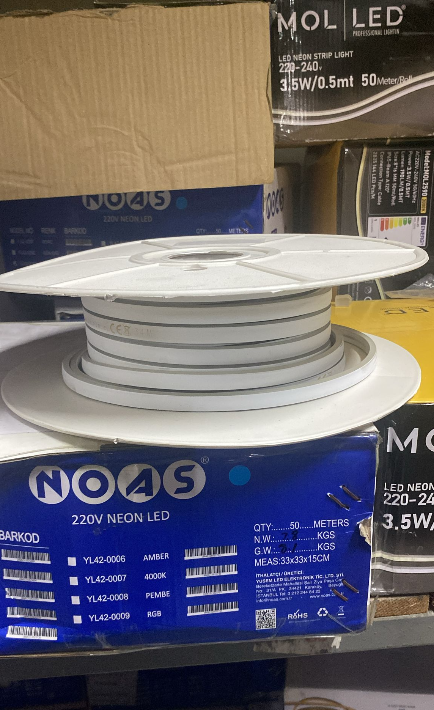 220V Beyaz Neon LED Şerit