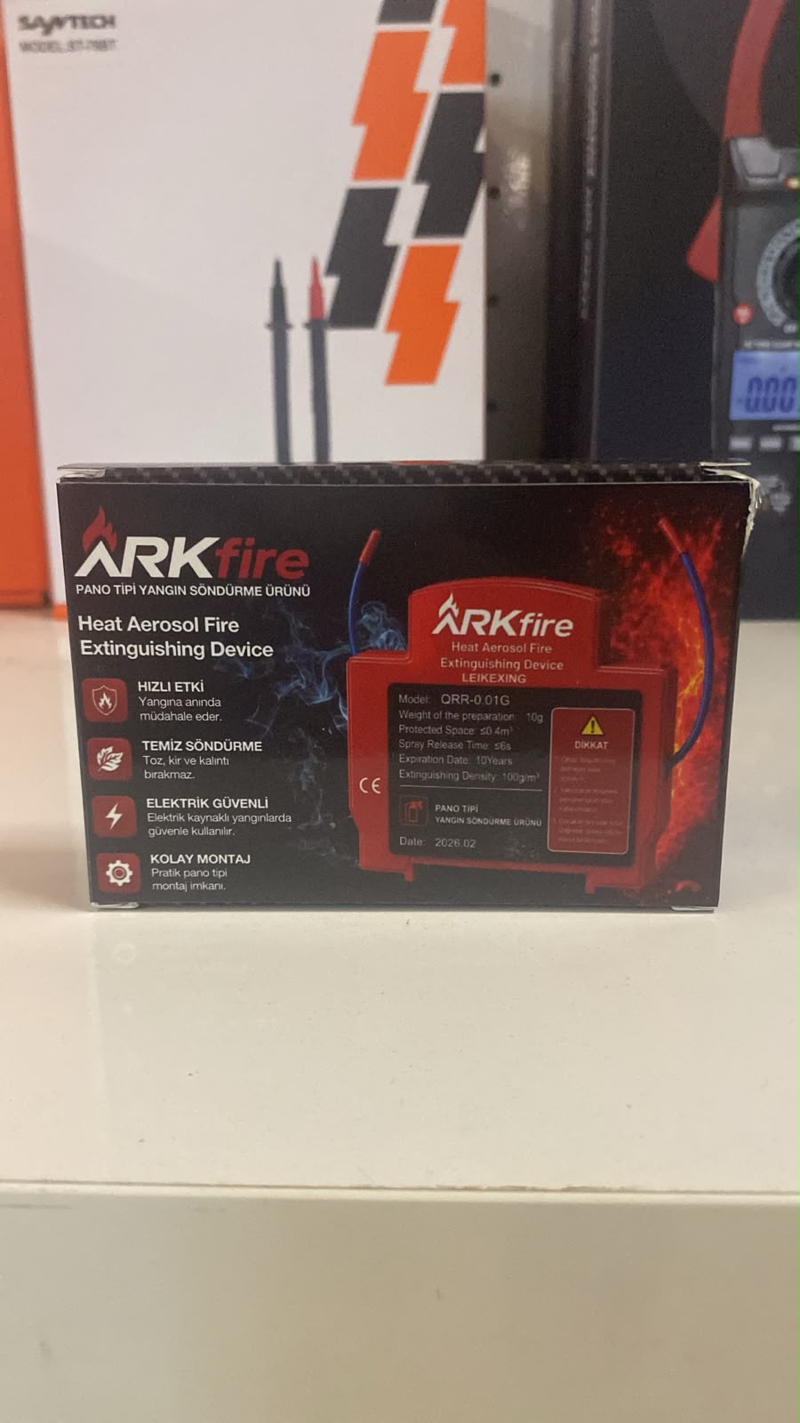 ARKfire Pano Tipi Isı Aerosol Yangın Söndürme Cihazı