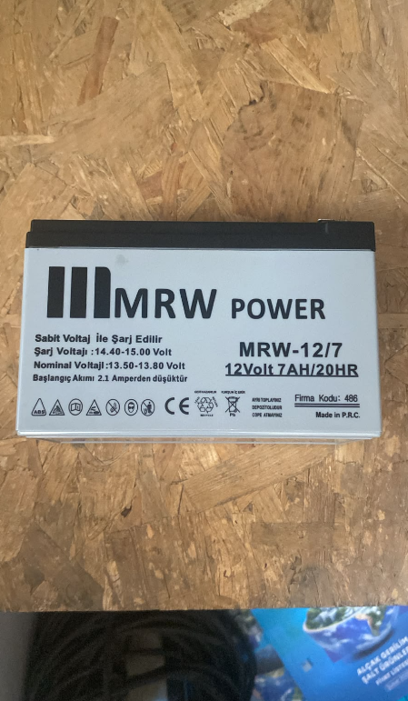 MRW Power MRW-12/7 12V 7Ah Akü