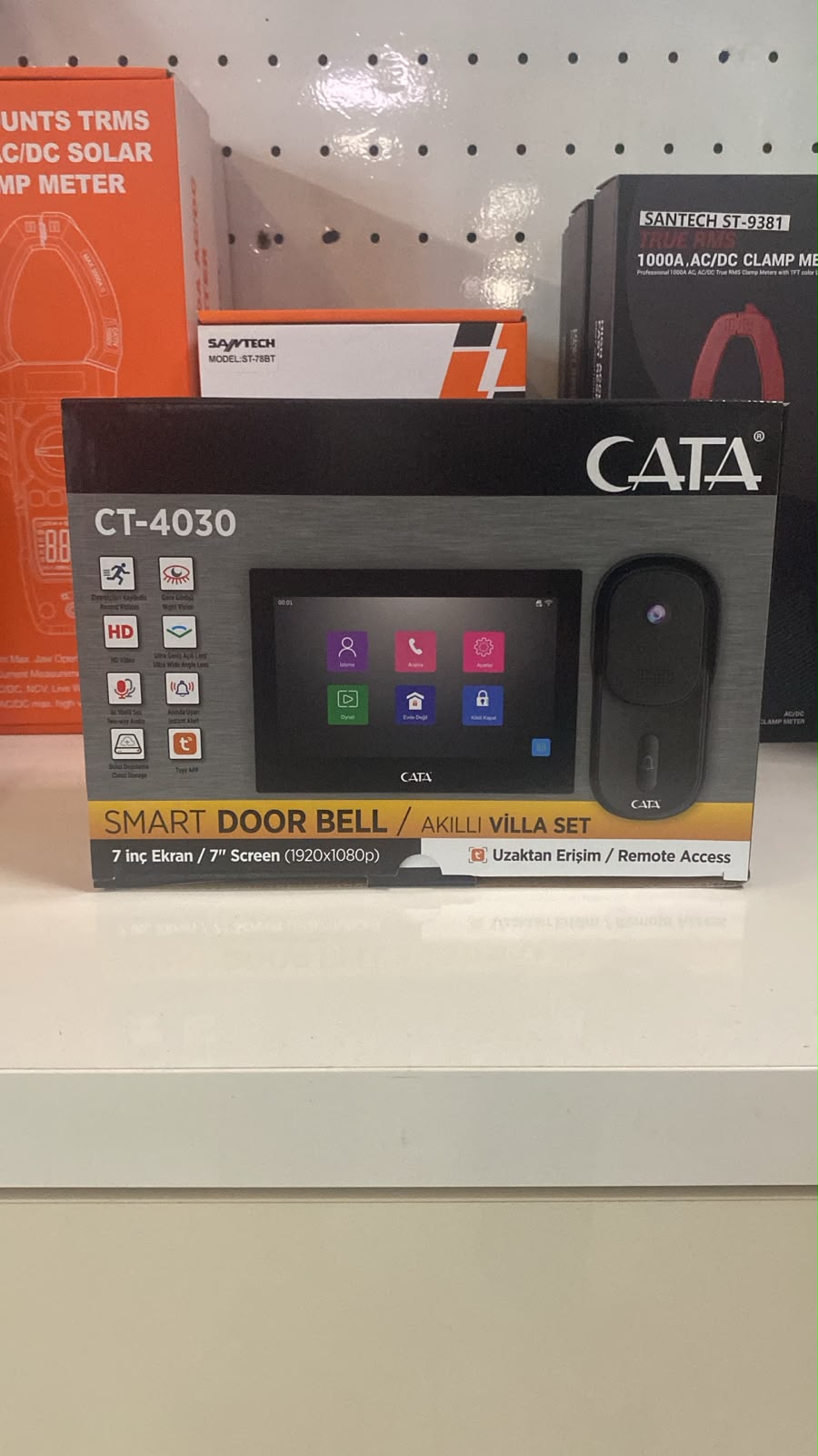 CATA CT-4030 Akıllı Görüntülü Kapı Zili Villa Seti