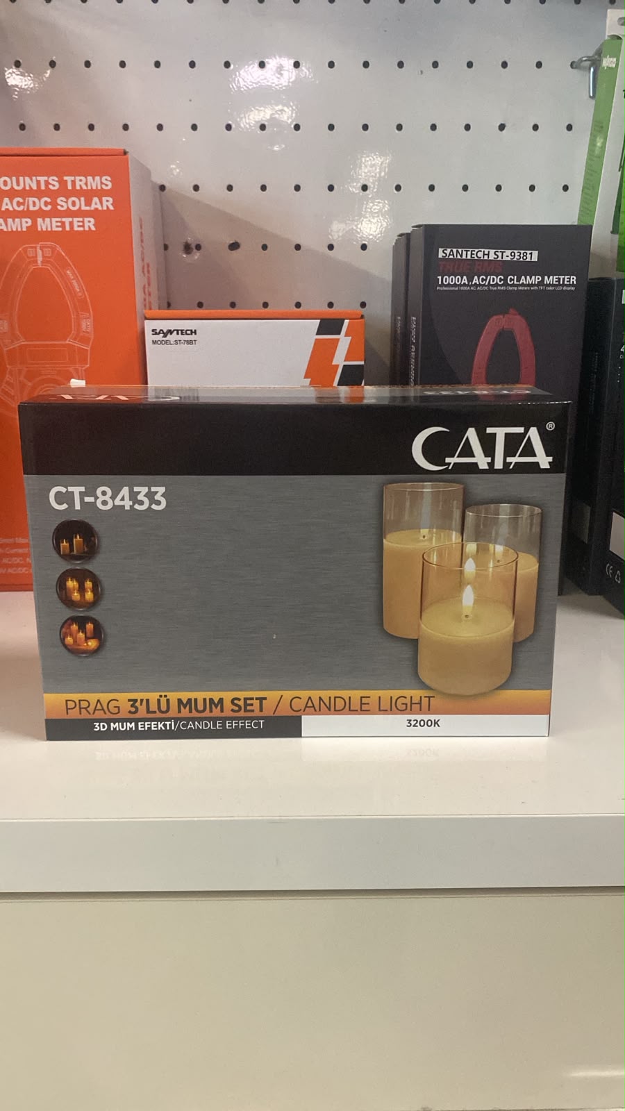 CATA CT-8433 Prag 3'lü Mum Seti 3200K